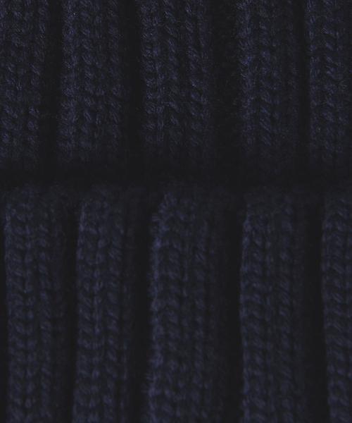 UNITED ARROWS(ユナイテッドアローズ)の「UA ITY リブニットキャップ ◆(ニットキャップ/ビーニー・メンズ・コバルトブルー/ネイビー/グレー/ブラック/オレンジ・FREE)」の7枚目の写真