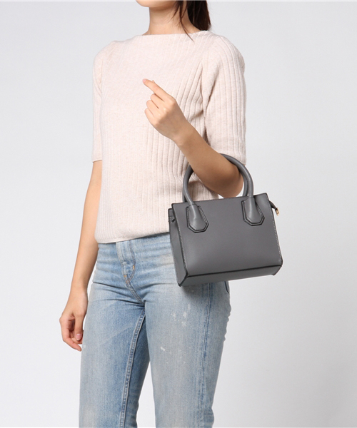 PLAIN CLOTHING（プレーンクロージング）の「モダン2wayショルダーバッグ（ショルダーバッグ・レディース・ライトグレー/ブラック/ベージュ/ネイビー/グレー/レッド/キャメル・FREE）」の12枚目の写真