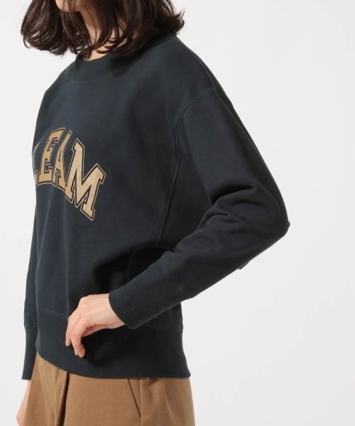 GLOBAL WORK（グローバルワーク）の「ロゴプリントスウェットプルオーバー長袖/766274（スウェット・レディース・グレー/ネイビー/パープル/ホワイト・LARGE/MEDIUM）」の7枚目の写真