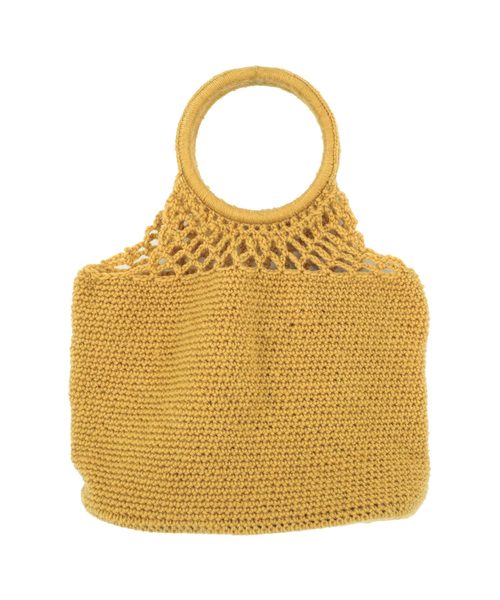 titivate(ティティベイト)の「クロシェニットトートバッグ(トートバッグ・レディース・ブラック/グレー/ネイビー/マスタード/ピンク・FREE)」の13枚目の写真