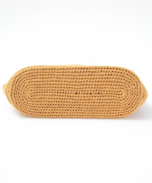 titivate(ティティベイト)の「クロシェニットトートバッグ(トートバッグ・レディース・ブラック/グレー/ネイビー/マスタード/ピンク・FREE)」の12枚目の写真