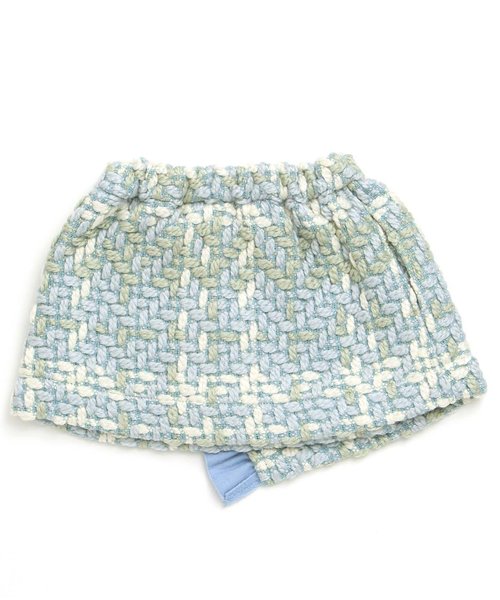 apres les cours(アプレレクール)の「ラップ風スカート(スカート・キッズ・ネイビー/サックスブルー・90/100/110/120/130/140)」の14枚目の写真