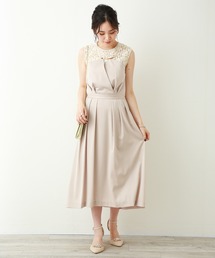 MARLENE JOBERT | ベアトップ風ワンピース(ドレス)