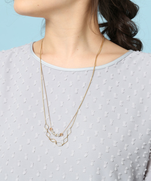 ROPE' PICNIC（ロペピクニック）の「【WEB限定】カットドビーキャンディスリーブブラウス（シャツ/ブラウス・レディース・オフホワイト/ライトグレー/イエロー・38）」の8枚目の写真