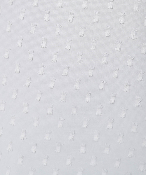 ROPE' PICNIC（ロペピクニック）の「【WEB限定】カットドビーキャンディスリーブブラウス（シャツ/ブラウス・レディース・オフホワイト/ライトグレー/イエロー・38）」の9枚目の写真