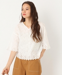 niko and... | キジスカラップハートネックブラウス【niko and ...】(シャツ/ブラウス)