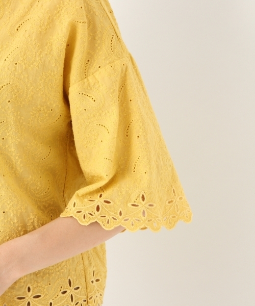 niko and...(ニコアンド)の「キジスカラップハートネックブラウス【niko and ...】(シャツ/ブラウス・レディース・イエロー/ネイビー/ホワイト/ブラック・LARGE/MEDIUM)」の19枚目の写真