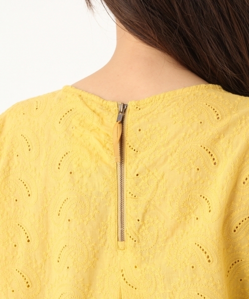 niko and...(ニコアンド)の「キジスカラップハートネックブラウス【niko and ...】(シャツ/ブラウス・レディース・イエロー/ネイビー/ホワイト/ブラック・LARGE/MEDIUM)」の11枚目の写真