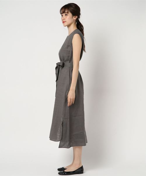 セール Ticca ティッカ ワンピース リネンワンピース ワンピース Ticca ティッカ のファッション