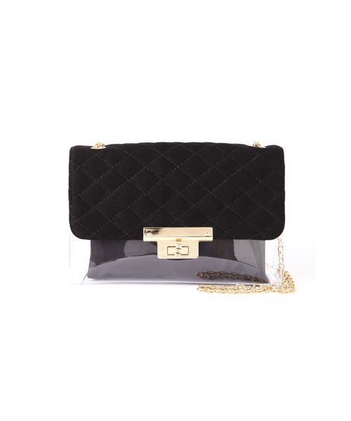 FREE'S MART（フリーズマート）の「クリアミニショルダーバッグ（ショルダーバッグ・レディース・ブラック/ブルー・ﾌﾘ-）」の11枚目の写真