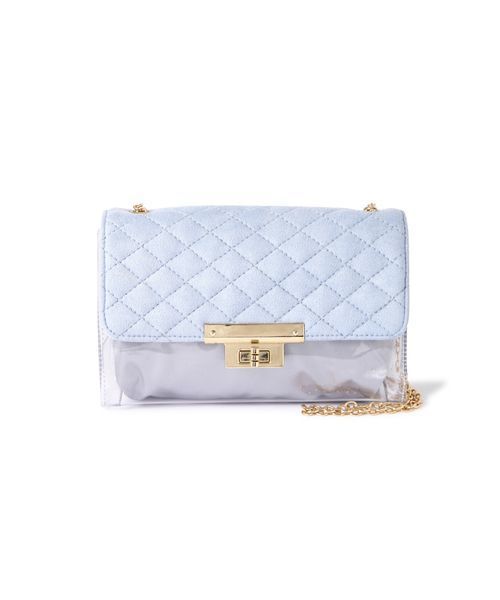 FREE'S MART（フリーズマート）の「クリアミニショルダーバッグ（ショルダーバッグ・レディース・ブラック/ブルー・ﾌﾘ-）」の12枚目の写真