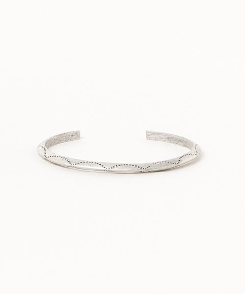 WEGO(ウィゴー)の「WEGO/パターンスリムバングル(バングル/リストバンド・メンズ・シルバー・FREE)」の3枚目の写真