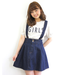 Chico | サス付きジャンスカ(デニムスカート)