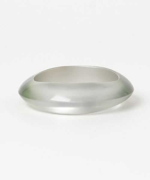 SHIPS(シップス)の「BEN-AMUN:クリアカラーバングル(バングル/リストバンド・レディース・オレンジ/ミント・ONE SIZE)」の2枚目の写真