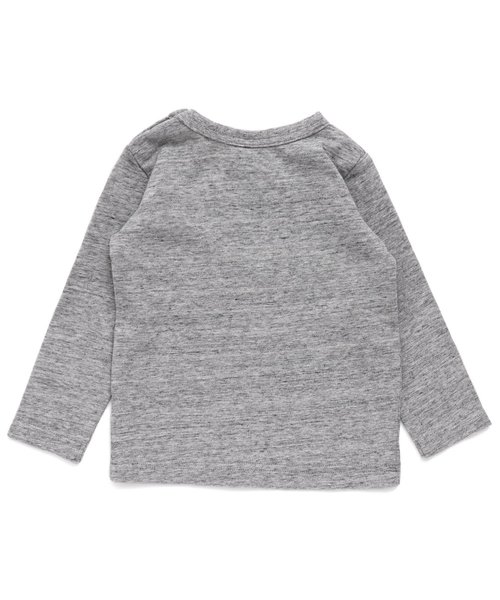 F.O.KIDS（エフオーキッズ）の「リンクコーデ 長袖Tシャツ（Tシャツ/カットソー・キッズ・グレー/オフホワイト/インディゴブルー・90/100/110/120/80/130/95/140）」の5枚目の写真