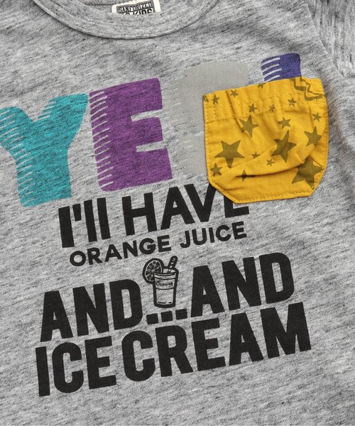 F.O.KIDS（エフオーキッズ）の「リンクコーデ 長袖Tシャツ（Tシャツ/カットソー・キッズ・グレー/オフホワイト/インディゴブルー・90/100/110/120/80/130/95/140）」の8枚目の写真