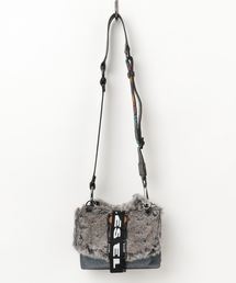 DIESEL | WOMEN’S　ファーデニムミニバッグショルダー(ショルダーバッグ)