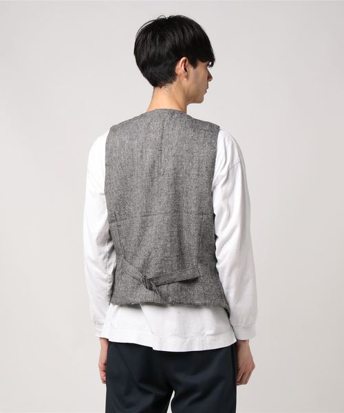 INASTUDIOS ZOO（イーナストゥディオスズー）の「「INASTUDIOS SELECT」ツイードジレ（スーツベスト・メンズ・グレー系その他/グレー系その他2/グレー系その他3/グレー系その他4・MEDIUM/LARGE/X-LARGE）」の7枚目の写真