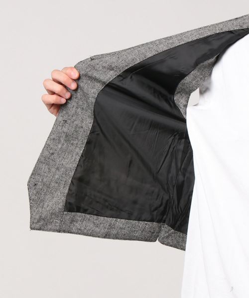 INASTUDIOS ZOO（イーナストゥディオスズー）の「「INASTUDIOS SELECT」ツイードジレ（スーツベスト・メンズ・グレー系その他/グレー系その他2/グレー系その他3/グレー系その他4・MEDIUM/LARGE/X-LARGE）」の6枚目の写真