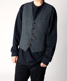 INASTUDIOS ZOO（イーナストゥディオスズー）の「「INASTUDIOS SELECT」ツイードジレ（スーツベスト）」