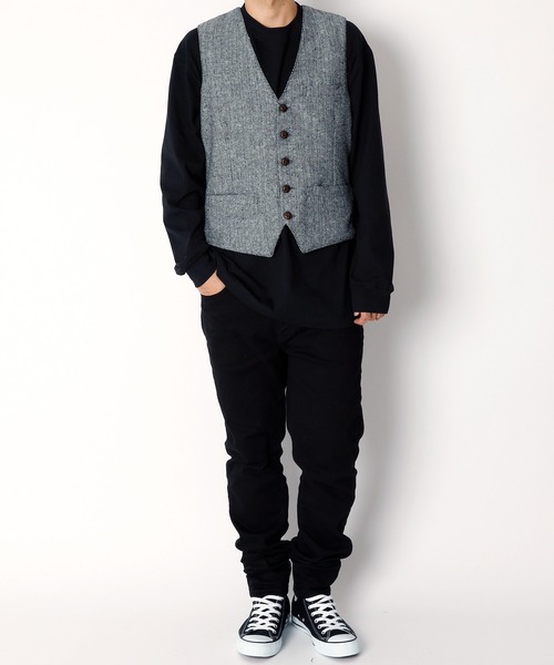 INASTUDIOS ZOO（イーナストゥディオスズー）の「「INASTUDIOS SELECT」ツイードジレ（スーツベスト・メンズ・グレー系その他/グレー系その他2/グレー系その他3/グレー系その他4・MEDIUM/LARGE/X-LARGE）」の12枚目の写真