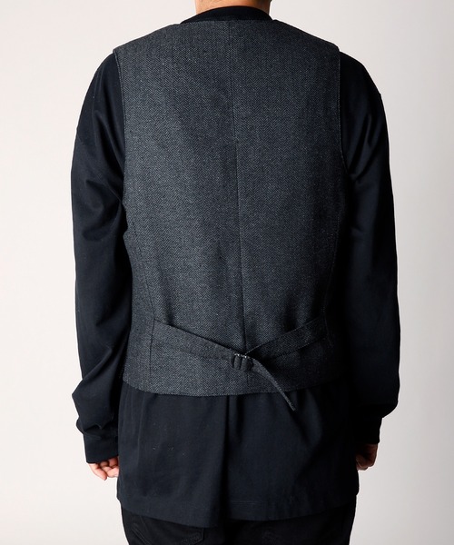 INASTUDIOS ZOO（イーナストゥディオスズー）の「「INASTUDIOS SELECT」ツイードジレ（スーツベスト・メンズ・グレー系その他/グレー系その他2/グレー系その他3/グレー系その他4・MEDIUM/LARGE/X-LARGE）」の20枚目の写真