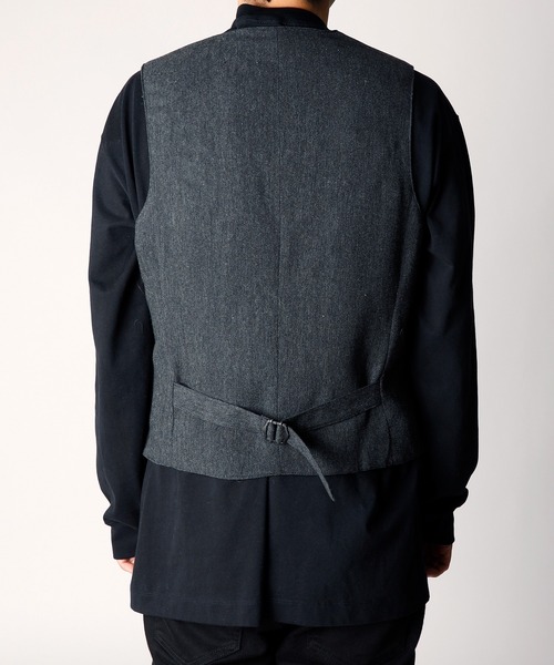 INASTUDIOS ZOO（イーナストゥディオスズー）の「「INASTUDIOS SELECT」ツイードジレ（スーツベスト・メンズ・グレー系その他/グレー系その他2/グレー系その他3/グレー系その他4・MEDIUM/LARGE/X-LARGE）」の14枚目の写真