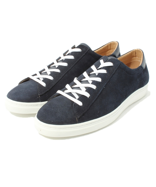 EDIFICE（エディフィス）の「【SMART  1月号 掲載】EDIFICE スエードスニーカー（スニーカー・メンズ・チャコールグレー/ネイビー・25cm/28cm/27cm/26cm）」の2枚目の写真
