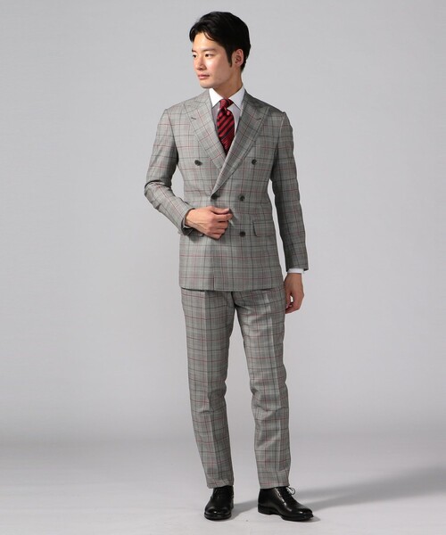 TOMORROWLAND (トゥモローランド)の「Super100'sウール 6Bダブルブレストスーツ DORMEUIL AMADEUS 365(セットアップ・メンズ・グレー系その他2・46/48/44/50)」の5枚目の写真