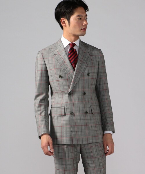 TOMORROWLAND (トゥモローランド)の「Super100'sウール 6Bダブルブレストスーツ DORMEUIL AMADEUS 365(セットアップ・メンズ・グレー系その他2・46/48/44/50)」の7枚目の写真