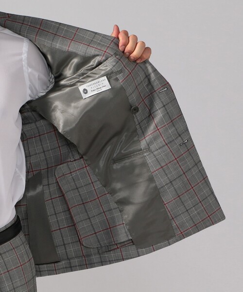 TOMORROWLAND (トゥモローランド)の「Super100'sウール 6Bダブルブレストスーツ DORMEUIL AMADEUS 365(セットアップ・メンズ・グレー系その他2・46/48/44/50)」の10枚目の写真