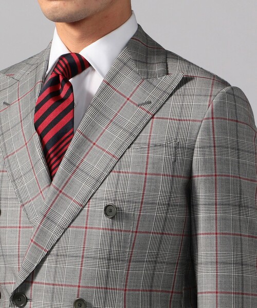 TOMORROWLAND (トゥモローランド)の「Super100'sウール 6Bダブルブレストスーツ DORMEUIL AMADEUS 365(セットアップ・メンズ・グレー系その他2・46/48/44/50)」の12枚目の写真