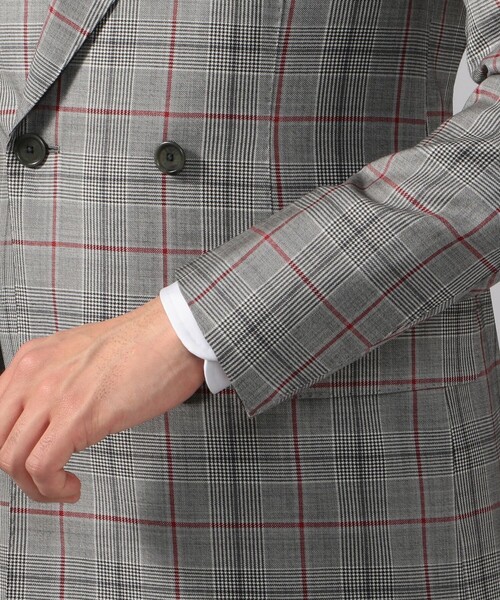 TOMORROWLAND (トゥモローランド)の「Super100'sウール 6Bダブルブレストスーツ DORMEUIL AMADEUS 365(セットアップ・メンズ・グレー系その他2・46/48/44/50)」の13枚目の写真