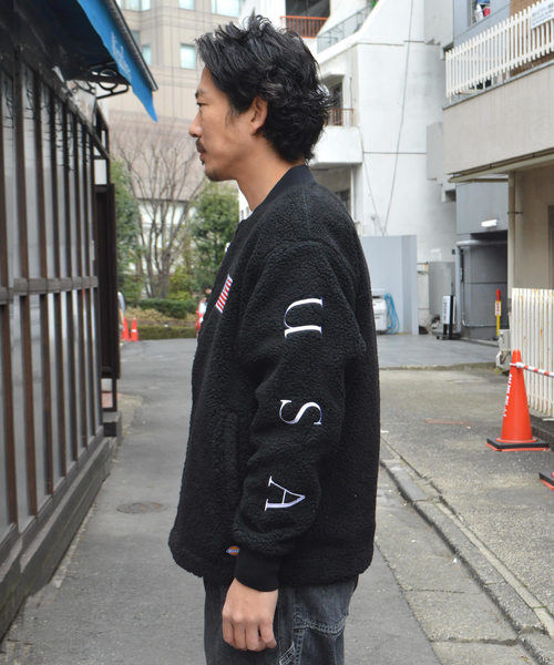 Dickies（ディッキーズ）の「Dickies/ ディッキーズ ボアフリース刺繍 