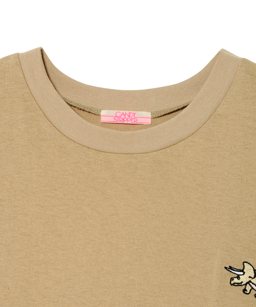 Candy Stripper（キャンディストリッパー）の「【WEB限定】BRAVE DINOSAUR MAXI ワンピース（ワンピース・レディース・ベージュ/ヘザーグレー/オフホワイト/ブラック・2）」の6枚目の写真