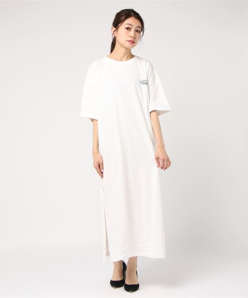 Candy Stripper（キャンディストリッパー）の「【WEB限定】BRAVE DINOSAUR MAXI ワンピース（ワンピース・レディース・ベージュ/ヘザーグレー/オフホワイト/ブラック・2）」の18枚目の写真