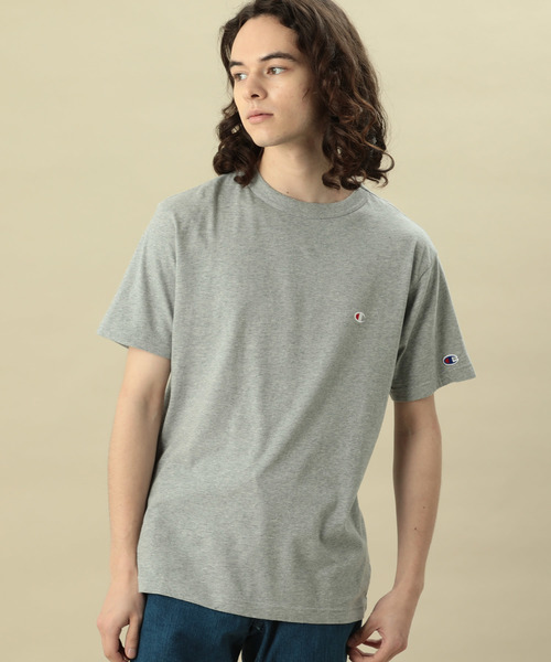 Champion(チャンピオン)の「【Champion(チャンピオン)】Tシャツ(Tシャツ/カットソー・メンズ・ホワイト/ブラック/ネイビー/グレー/グリーン/ワイン・M/L)」の3枚目の写真