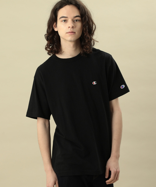 Champion(チャンピオン)の「【Champion(チャンピオン)】Tシャツ(Tシャツ/カットソー・メンズ・ホワイト/ブラック/ネイビー/グレー/グリーン/ワイン・M/L)」の2枚目の写真