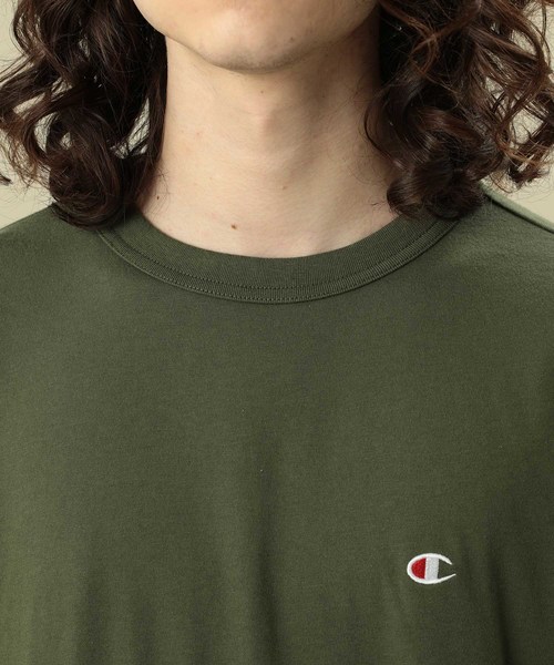 Champion(チャンピオン)の「【Champion(チャンピオン)】Tシャツ(Tシャツ/カットソー・メンズ・ホワイト/ブラック/ネイビー/グレー/グリーン/ワイン・M/L)」の10枚目の写真