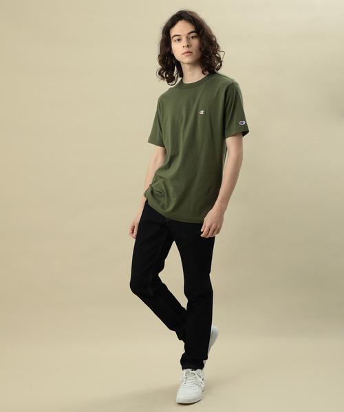 Champion(チャンピオン)の「【Champion(チャンピオン)】Tシャツ(Tシャツ/カットソー・メンズ・ホワイト/ブラック/ネイビー/グレー/グリーン/ワイン・M/L)」の9枚目の写真