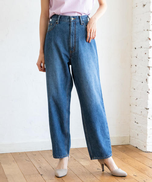 coen（コーエン）の「90sルーズバギーデニムパンツ（デニムパンツ・レディース・コバルトブルー/ライトブルー・LARGE/MEDIUM/SMALL）」の3枚目の写真