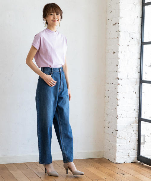 coen（コーエン）の「90sルーズバギーデニムパンツ（デニムパンツ・レディース・コバルトブルー/ライトブルー・LARGE/MEDIUM/SMALL）」の4枚目の写真