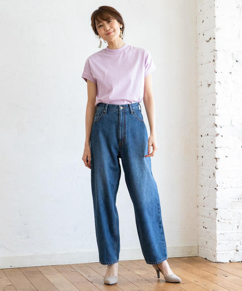 coen（コーエン）の「90sルーズバギーデニムパンツ（デニムパンツ・レディース・コバルトブルー/ライトブルー・LARGE/MEDIUM/SMALL）」の6枚目の写真