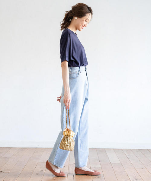 coen（コーエン）の「90sルーズバギーデニムパンツ（デニムパンツ・レディース・コバルトブルー/ライトブルー・LARGE/MEDIUM/SMALL）」の10枚目の写真