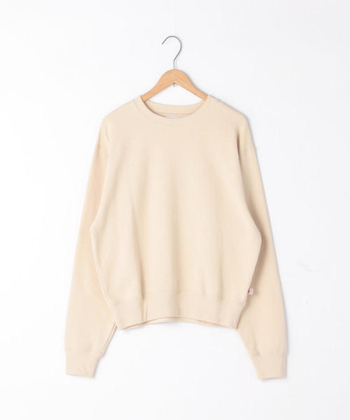 coen（コーエン）の「USAコットン裏毛クルーネックスウェット（スウェット・レディース・ナチュラル/オレンジ/カーキ・FREE）」の2枚目の写真