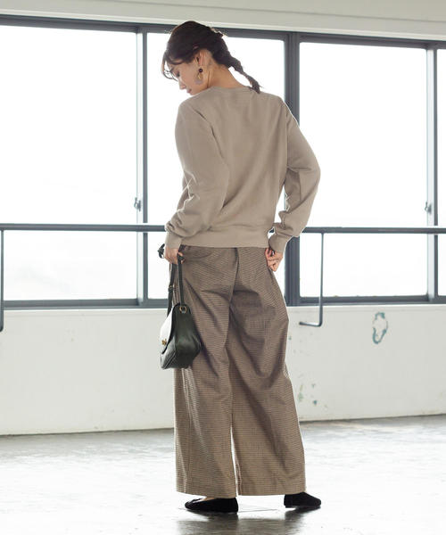 coen（コーエン）の「USAコットン裏毛クルーネックスウェット（スウェット・レディース・ナチュラル/オレンジ/カーキ・FREE）」の13枚目の写真