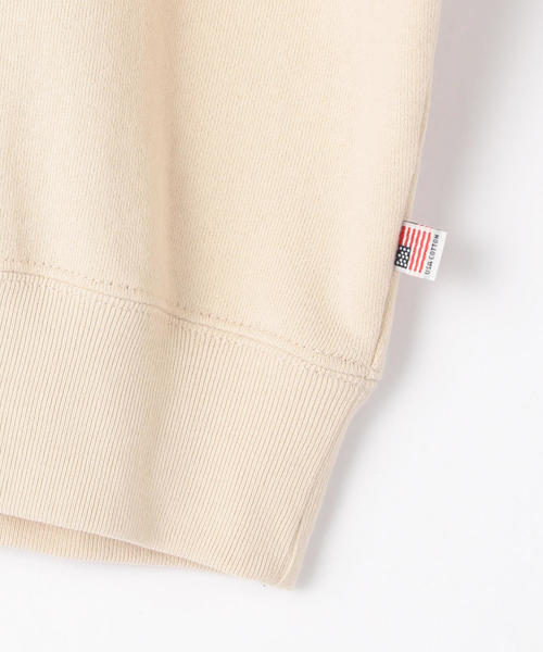 coen（コーエン）の「USAコットン裏毛クルーネックスウェット（スウェット・レディース・ナチュラル/オレンジ/カーキ・FREE）」の8枚目の写真