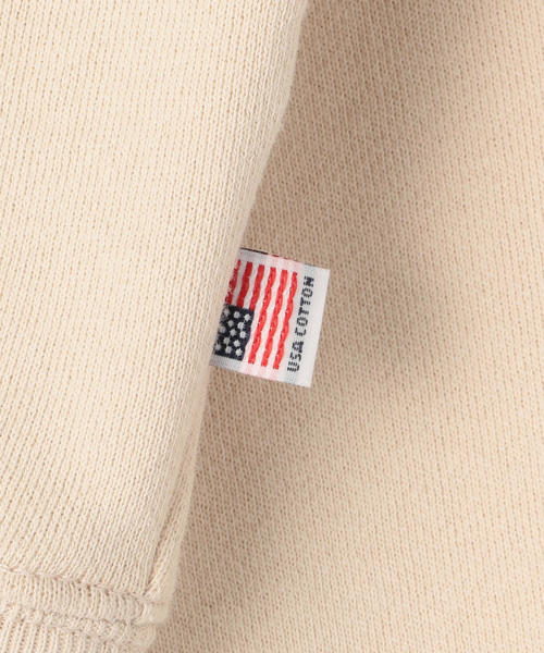 coen（コーエン）の「USAコットン裏毛クルーネックスウェット（スウェット・レディース・ナチュラル/オレンジ/カーキ・FREE）」の7枚目の写真