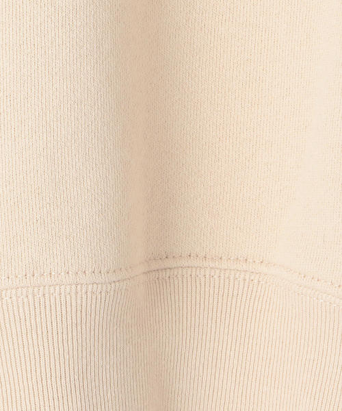 coen（コーエン）の「USAコットン裏毛クルーネックスウェット（スウェット・レディース・ナチュラル/オレンジ/カーキ・FREE）」の6枚目の写真