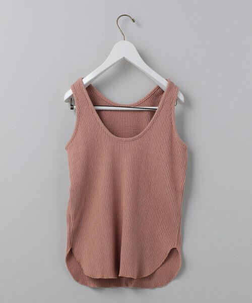 6 (ROKU) - ＜6(ROKU)＞COTTON RIB TANK TOP/タンクトップ 6（ロク）の「＜6(ROKU)＞RIB TANK TOP/タンクトップ（タンクトップ